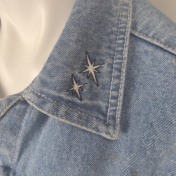 Disney NEVERLAND Collector's Denim Jean Jacket Sz S - Picture 6 of 15